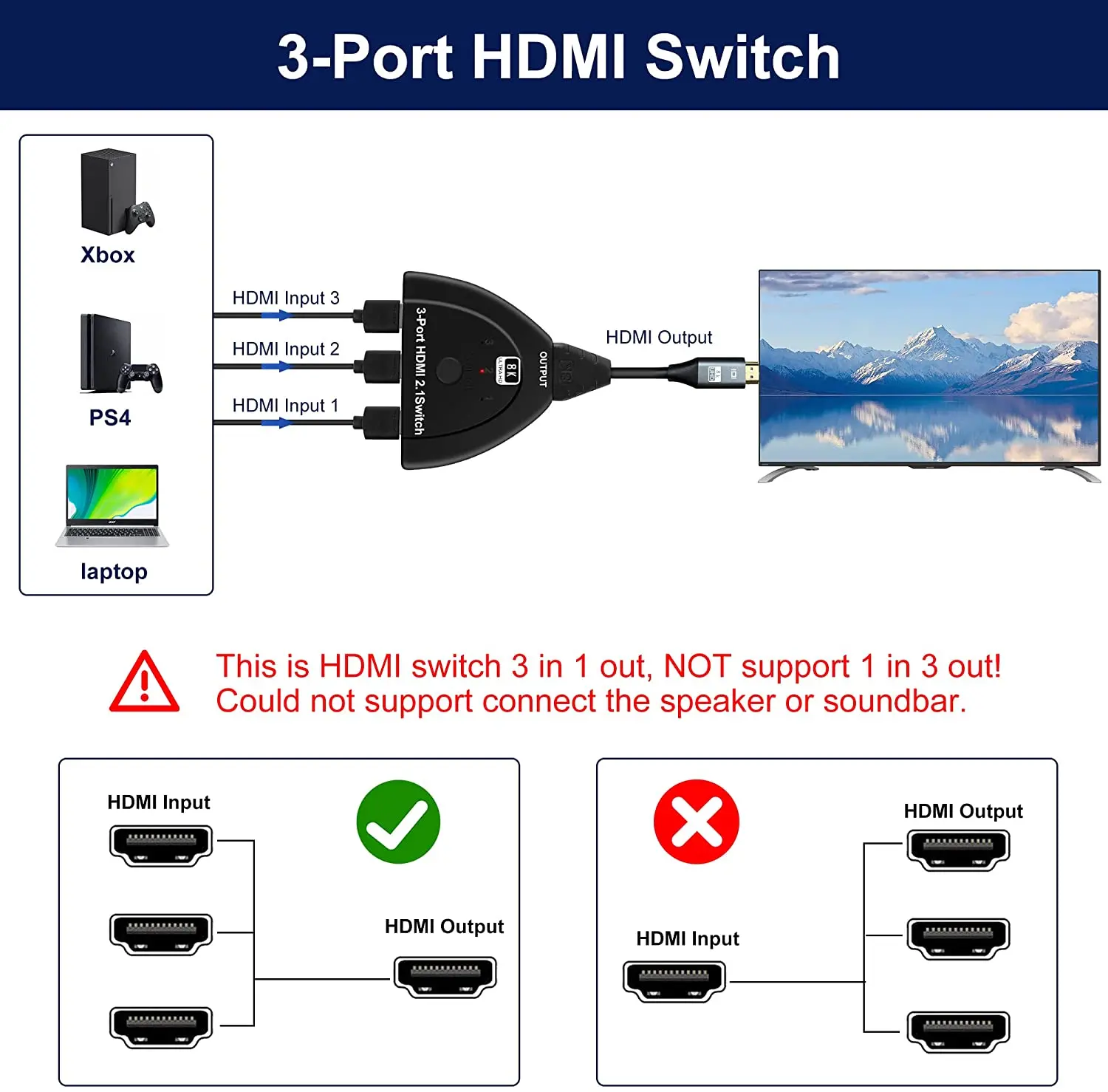 8K 60Hz 3x1 hdmi swtich with cable (3)