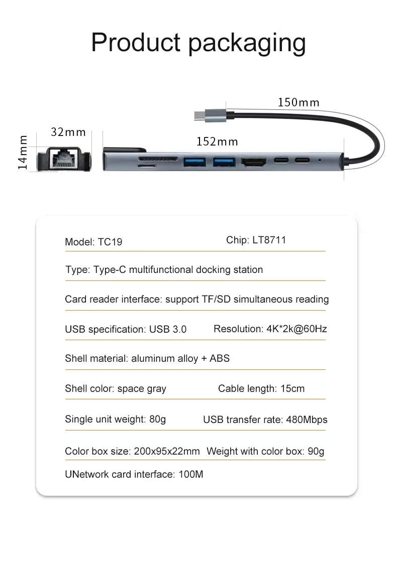 8 in 1 4K HDMI USB C Hub (3)