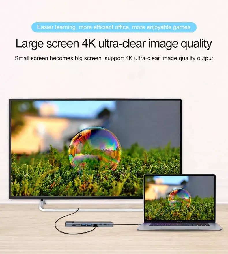 8 in 1 4K HDMI USB C Hub (5)