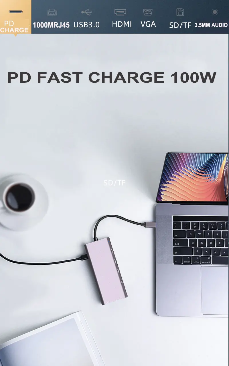 11 ports Usb C Hub (6)
