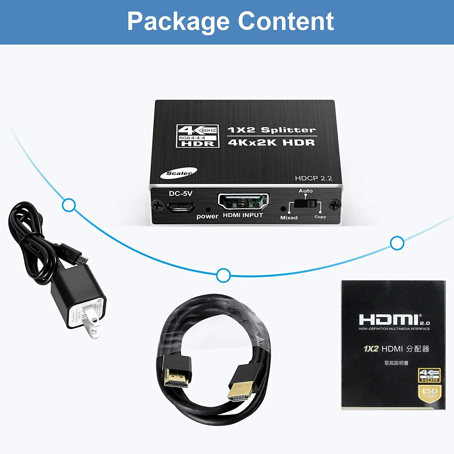 4K HDMI Splitter 60hz (3)