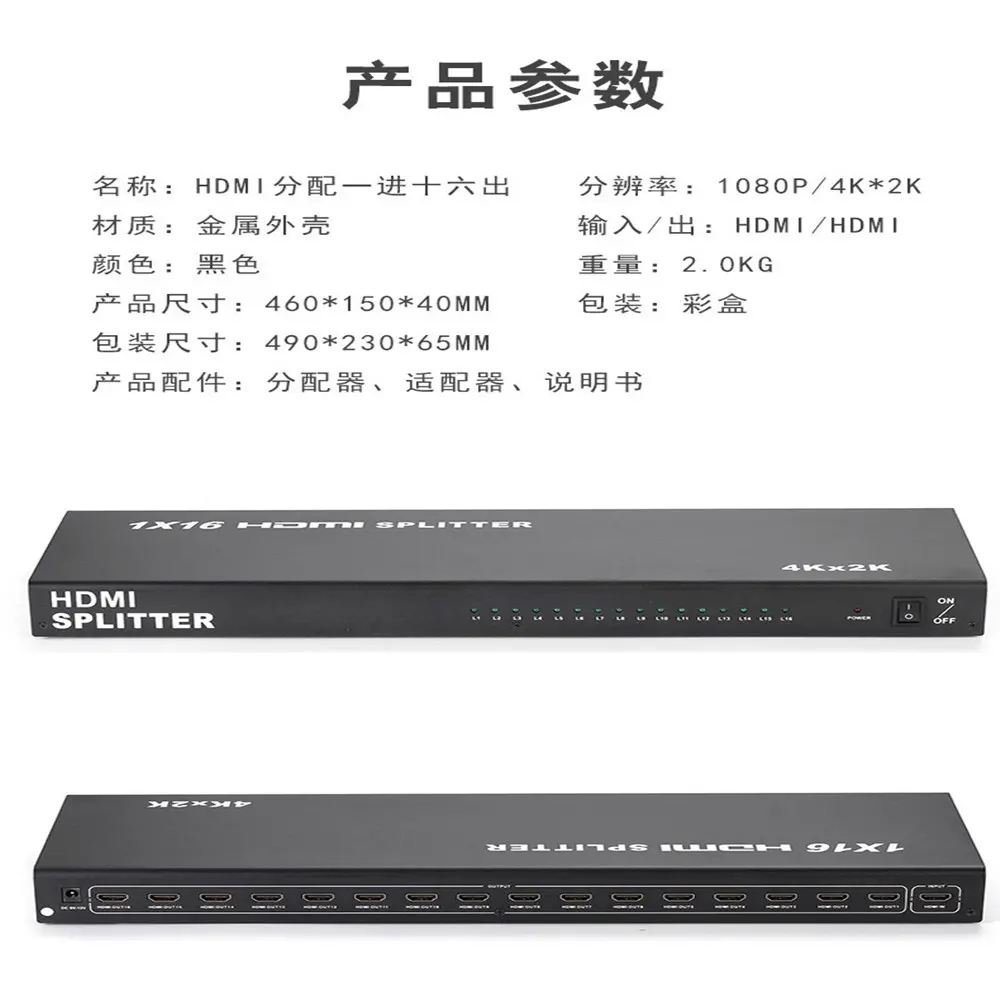 HDMI Splitter 1x16 HDMI 1.4V (7)