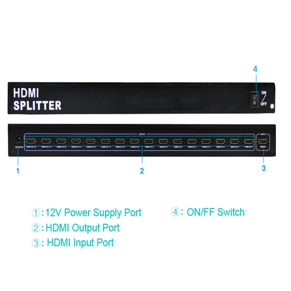 HDMI Splitter 1x16 HDMI 1.4V (11)