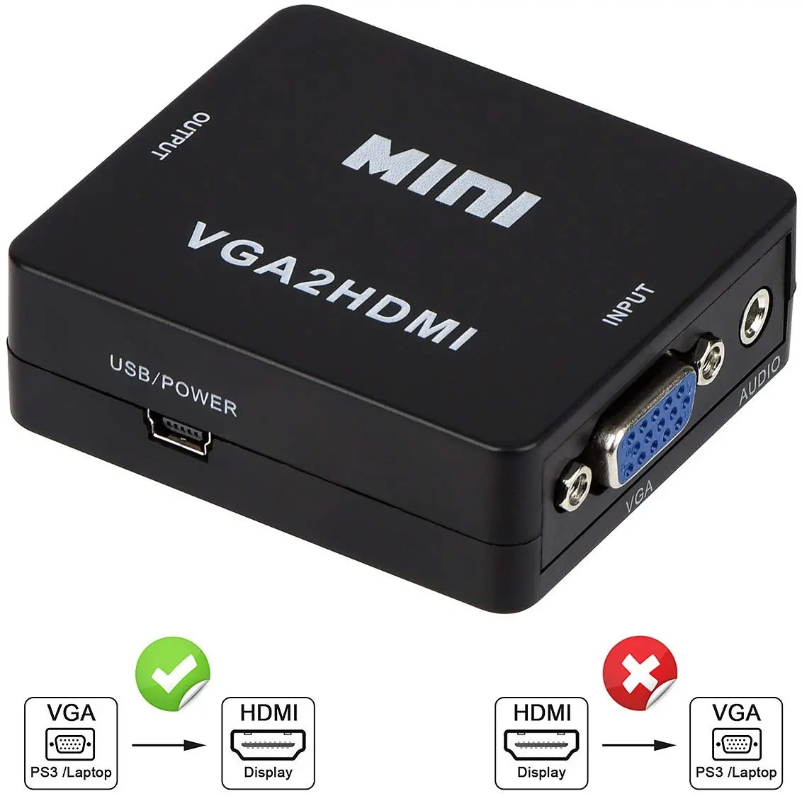 MINI VGA2HDMI 1080P 6