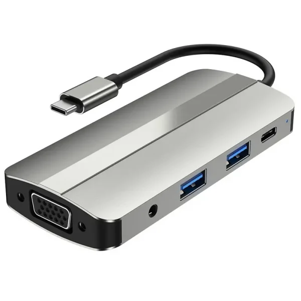 8-in-1 USB C Hub Plug&Play