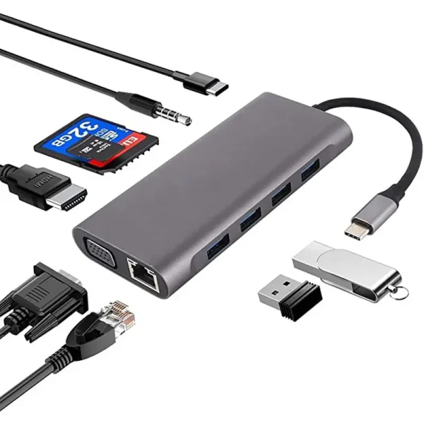 11 in1 USB 3.0 HUB Type C