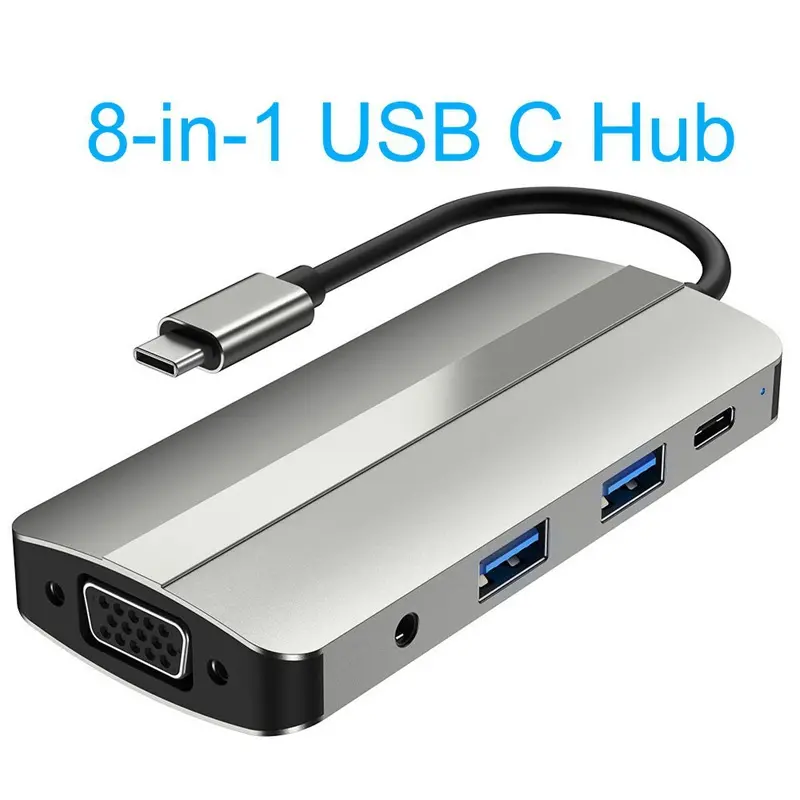 8-in-1 USB C Hub
