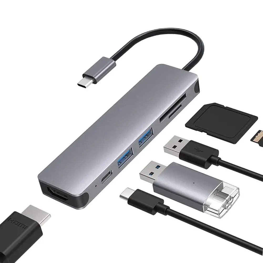 5 in 1 USB Type C Hub 1