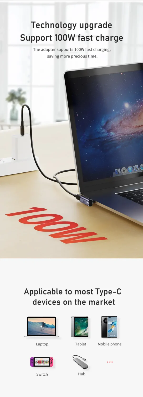 High quality USB C Magnetic Adapter 3